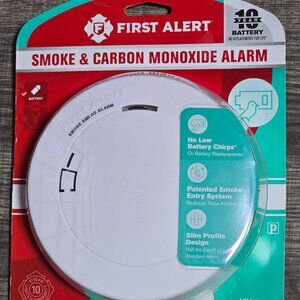 2 - First Alert Fire & Carbon Monoxide Detectors Never Opened - Battery Operated